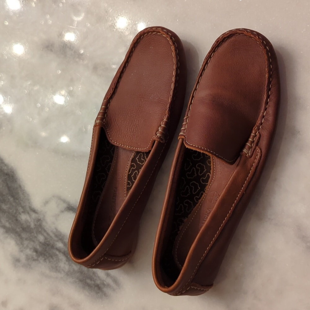 Soul of Africa Loafers Brown Leather Women's 7